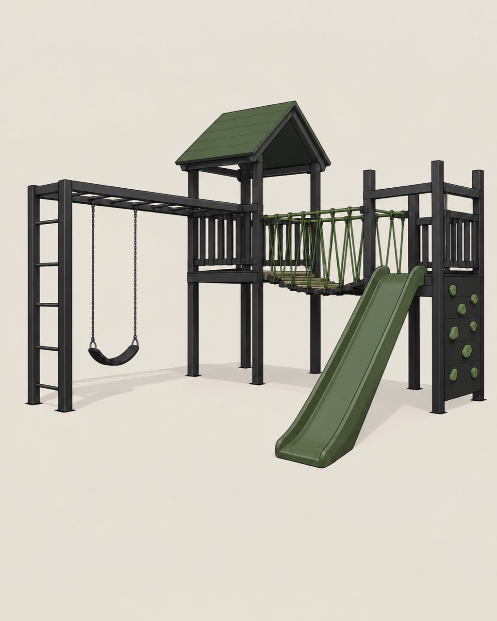 Circuito 19 (Hierro) de juegos infantiles para exterior