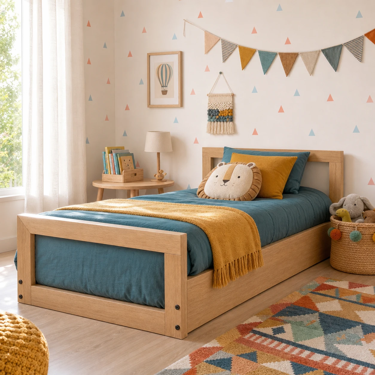 Cama Baja Brisa en Carpintar