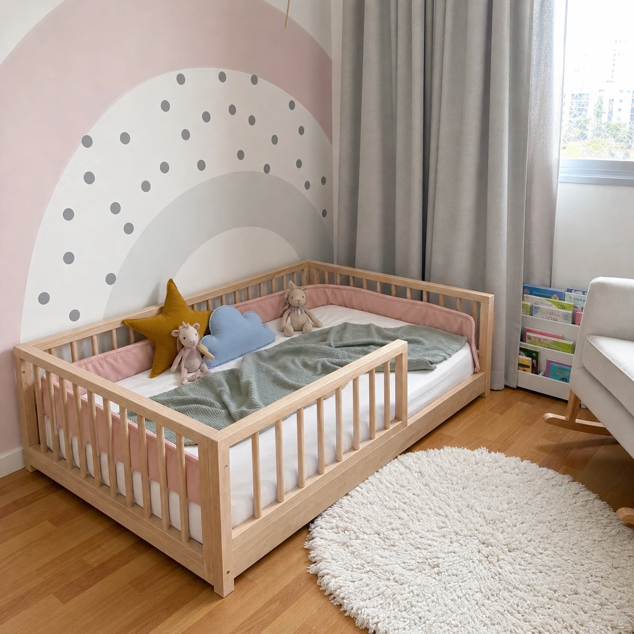 Cama Montessori Nube en Carpintar
